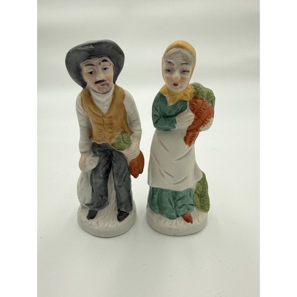 Deville Other - Deville Ceramic Farmhouse‎ Figurines Multicolor Set of 2